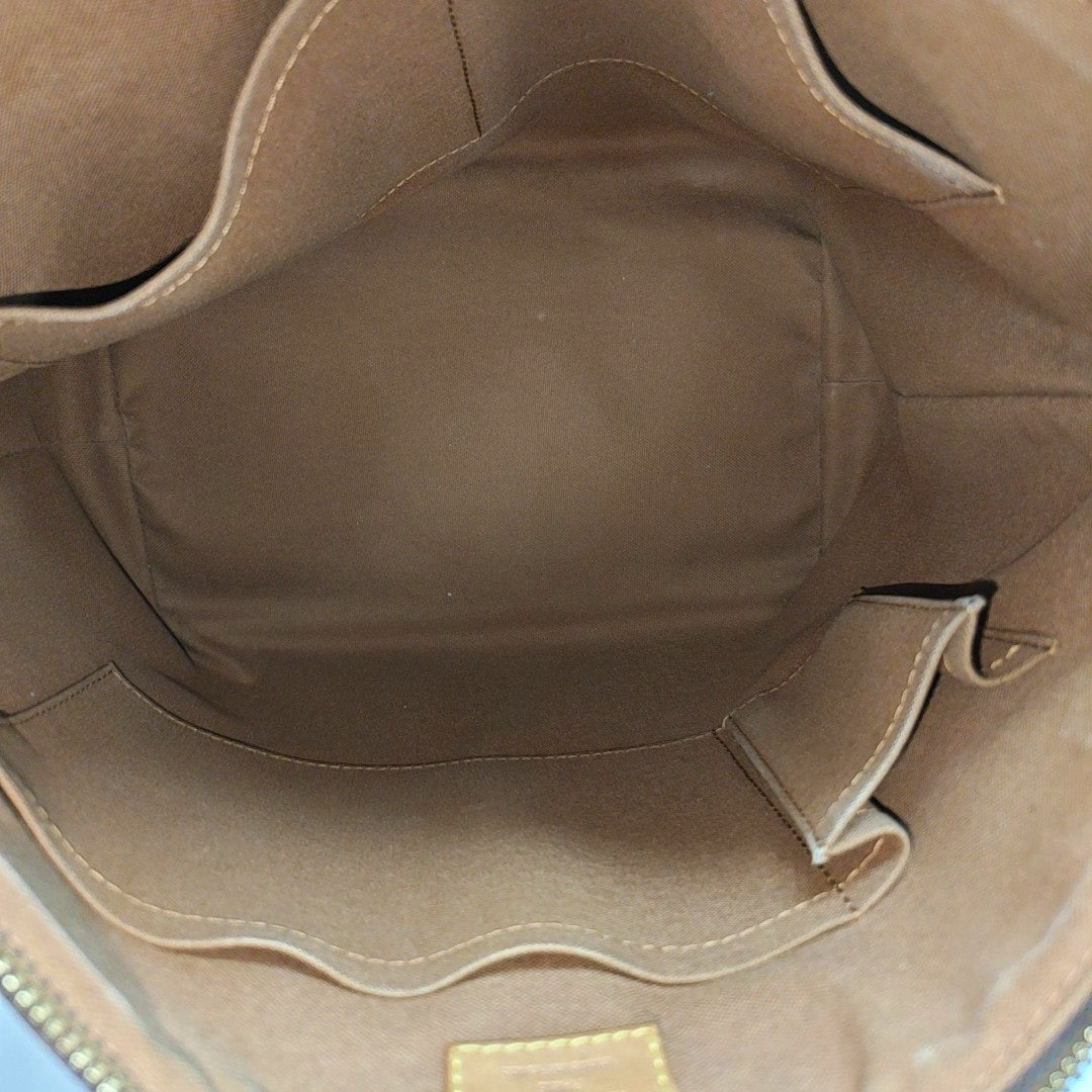 PALERMO PM Monogram Coated Canvas Brown