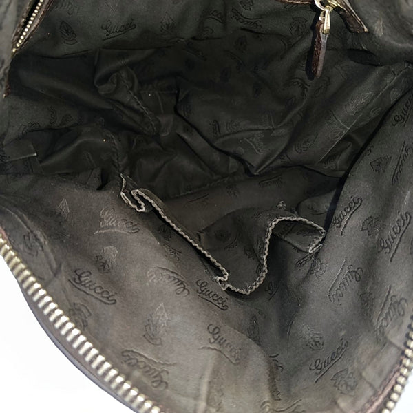 Monogram Canvas Tote Bag Brown