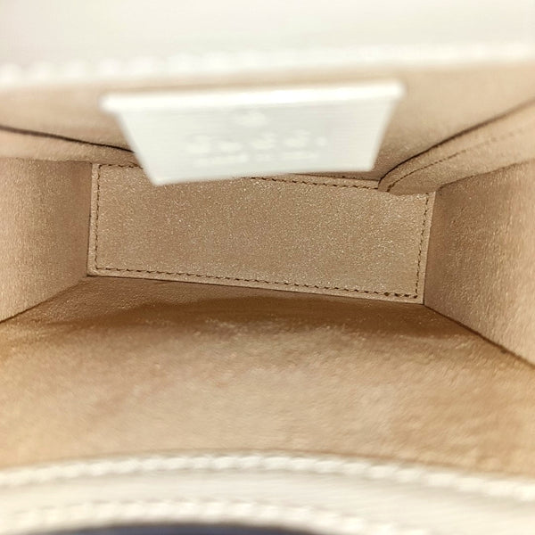 Authenticated pre-owned  Horsebit 1955 Mini Coated Canvas Beige - Crossbody Bag at Looply