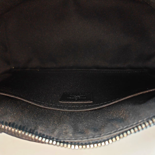 KEEPALL Monogram Coated Canvas Black