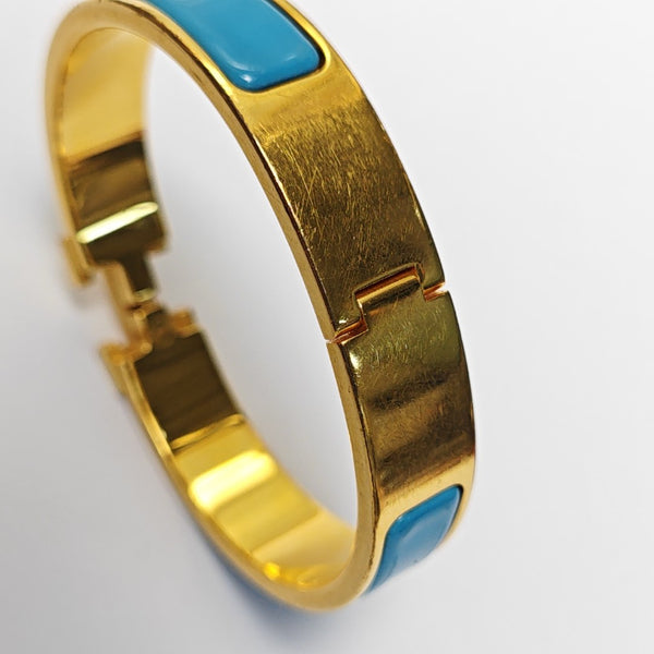 Clic Hh Metal Gold Bangle