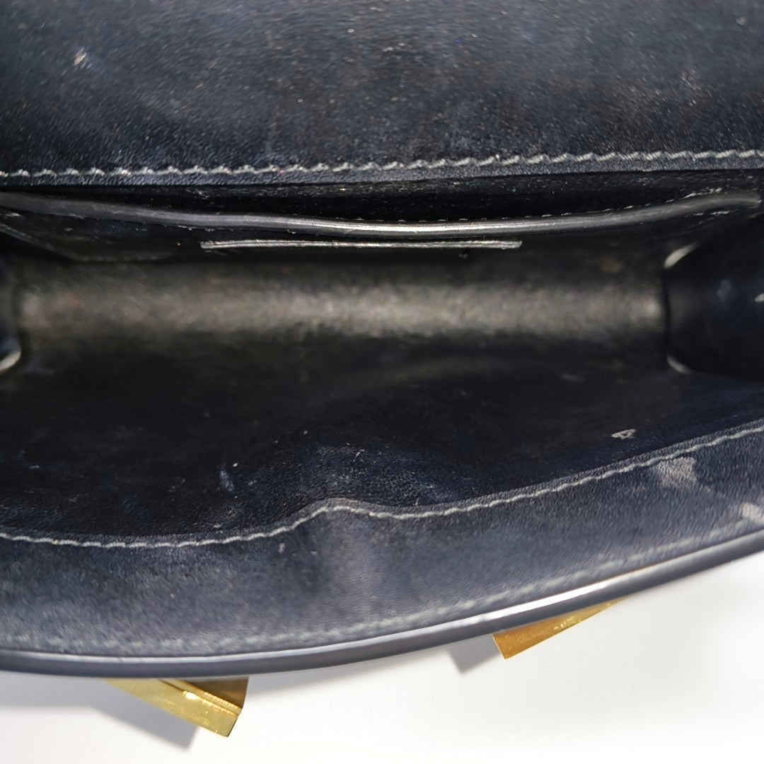 Authenticated pre-owned  MANHATTAN Mini Calfskin Black - Shoulder Bag at Looply