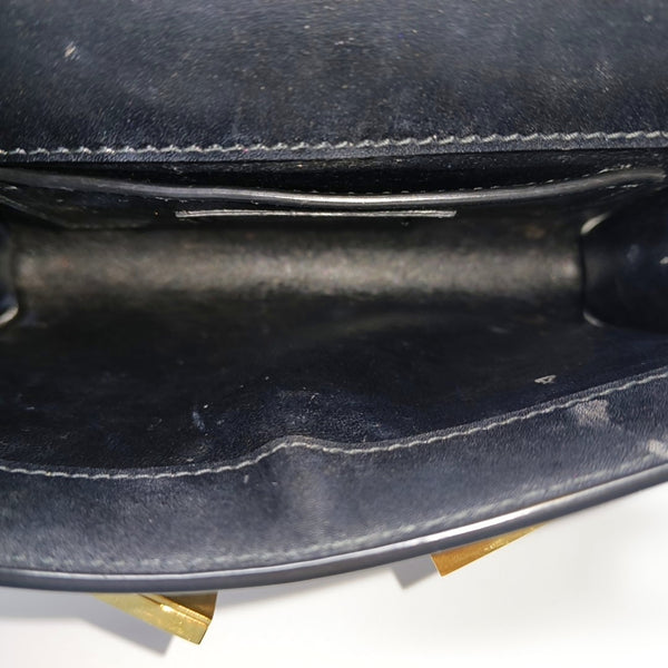 Authenticated pre-owned  MANHATTAN Mini Calfskin Black - Shoulder Bag at Looply
