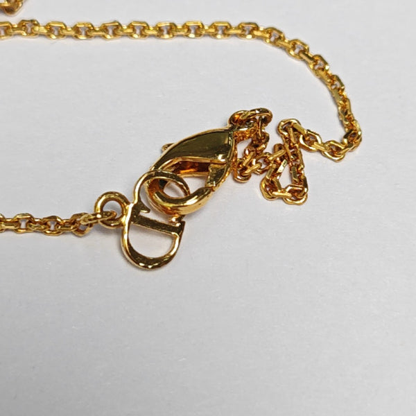 Authenticated pre-owned  Clair D Lune Gold Tone Metal Gold Necklace - Necklace at Looply