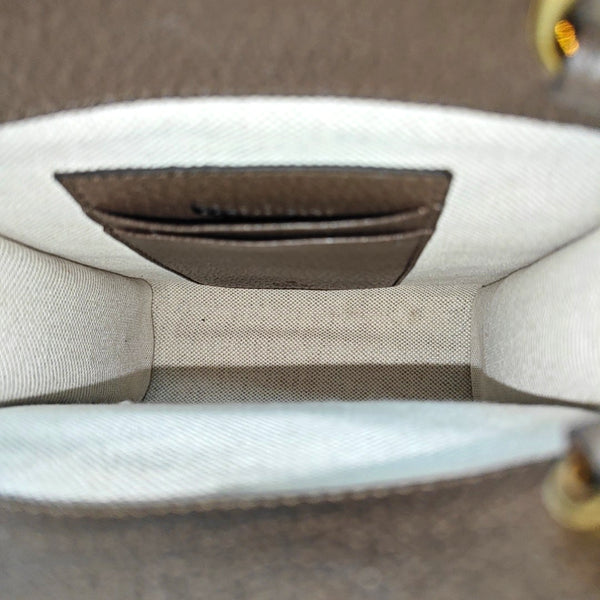 Ophidia Super Mini Monogram Coated Canvas Beige
