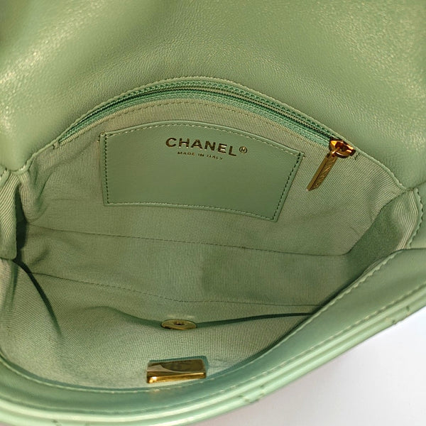 CLASSIC FLAP Small Quilted Lambskin Green