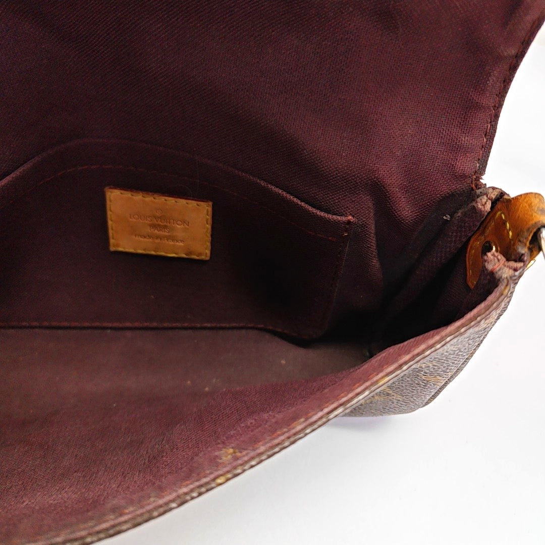 FAVORITE PM Monogram Coated Canvas Brown