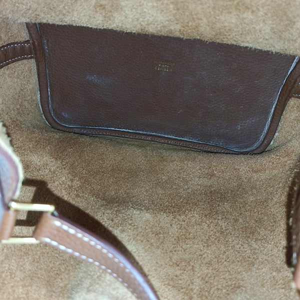 Authenticated pre-owned  Picotin Lock 22 Clemence Brown - Bucket Bag at Looply