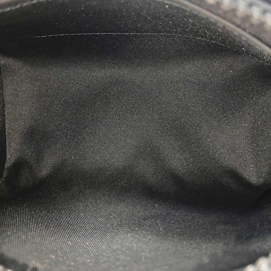 KEEPALL 25 Monogram Calfskin Black