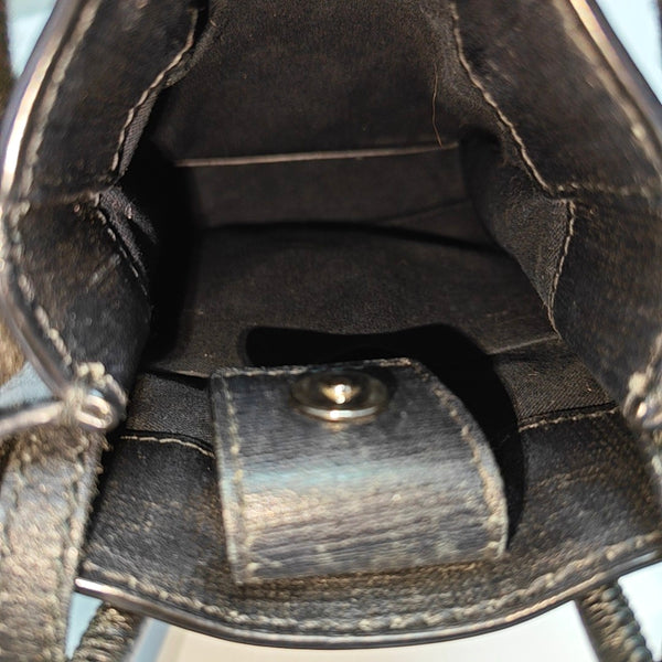 Shopping Bag Calfskin Black