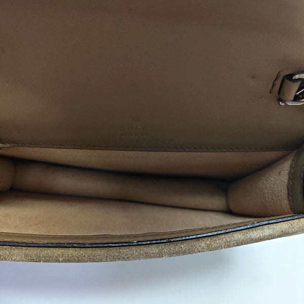 Dionysus Super Mini Monogram Coated Canvas Beige