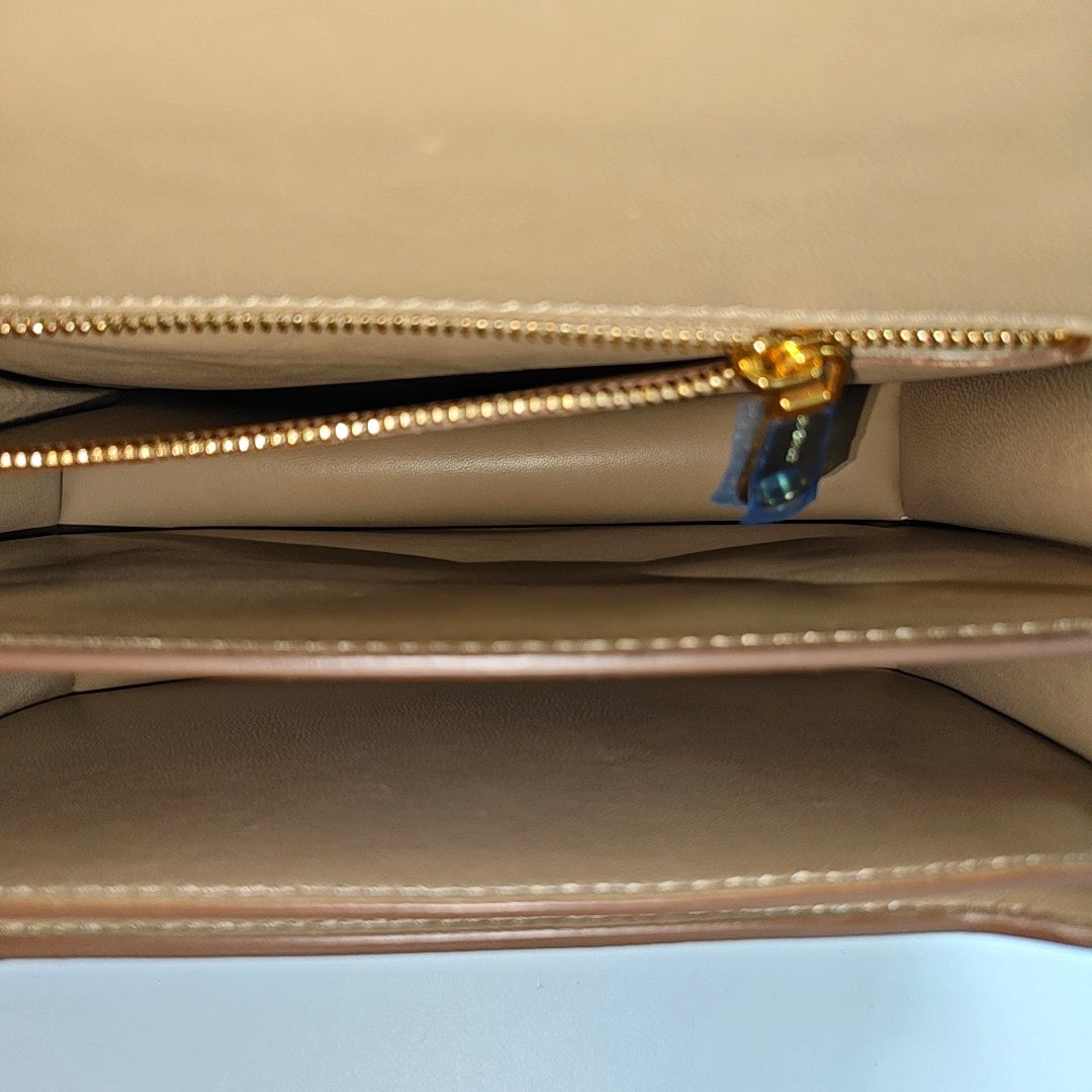 TB Small Lambskin Beige
