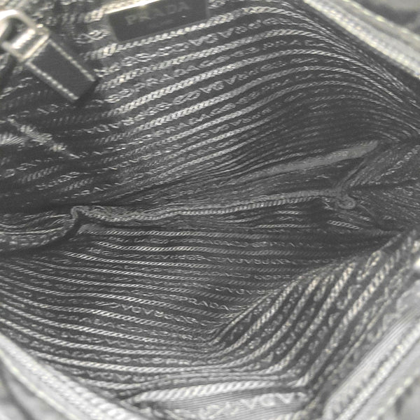 Nylon Shoulder Bag Black