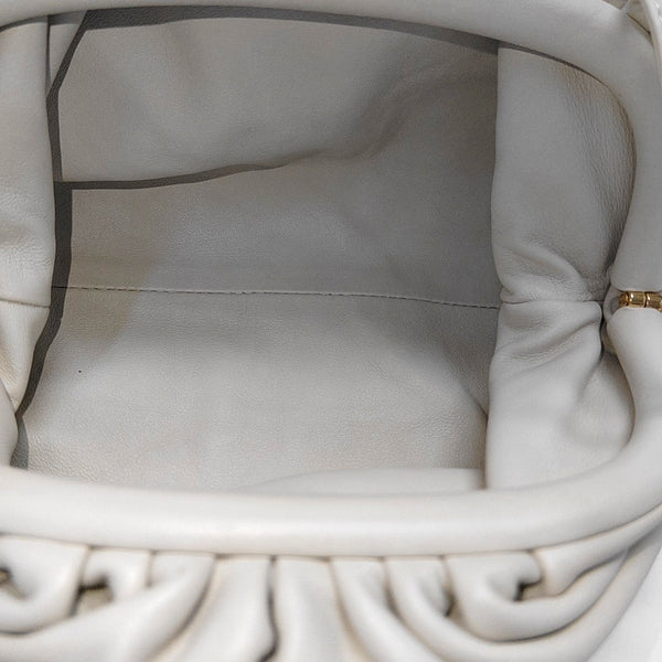 The Pouch Mini Lambskin White