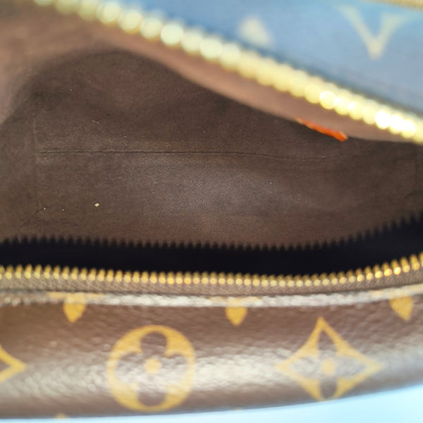 SIDE TRUNK MM Monogram Coated Canvas Brown
