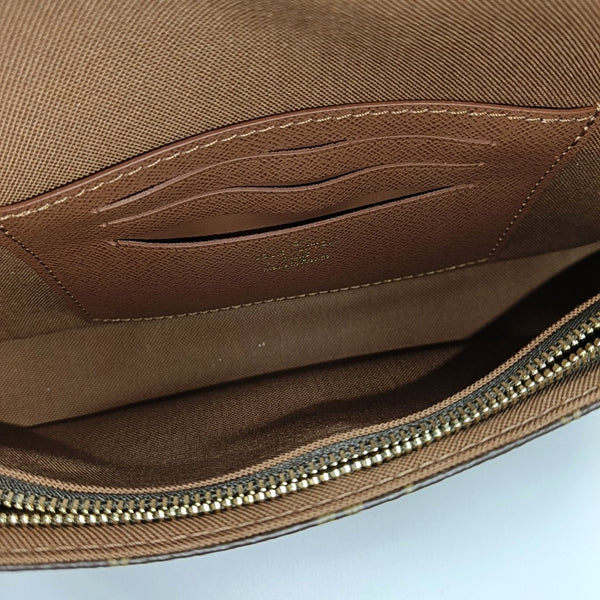 IVY Monogram Coated Canvas Brown
