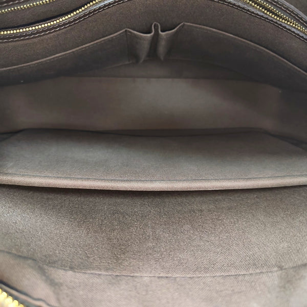 PORTE-DOCUMENTS GM Damier Ebene Coated Canvas Brown