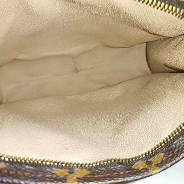 TOILET POCKET 19 Monogram Coated Canvas Brown