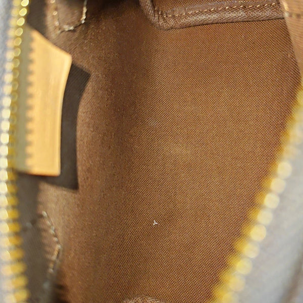 SPEEDY Nano Monogram Coated Canvas Brown