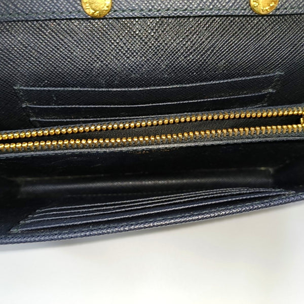 Saffiano Calfskin Shoulder Bag Black