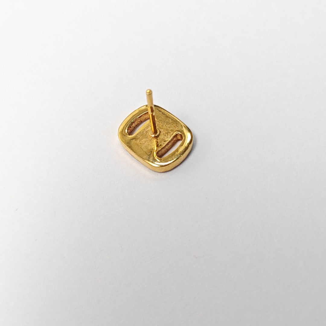 Metal Gold Stud Earrings