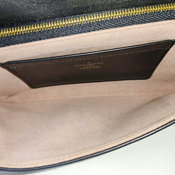 Authenticated pre-owned  COUSSIN Monogram Lambskin Black - Shoulder Bag at Looply