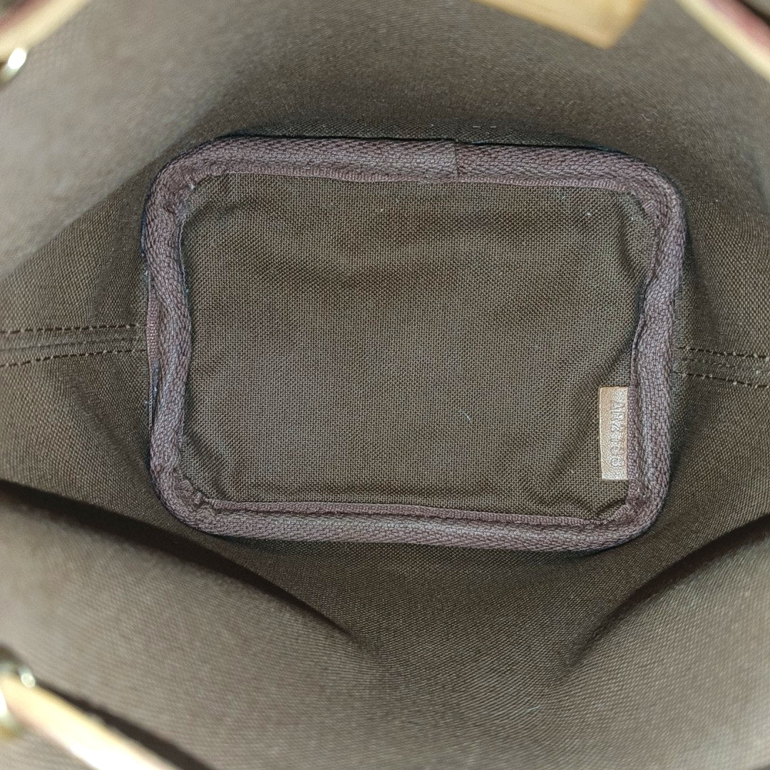 NÉONOÉ Nano Monogram Coated Canvas Brown