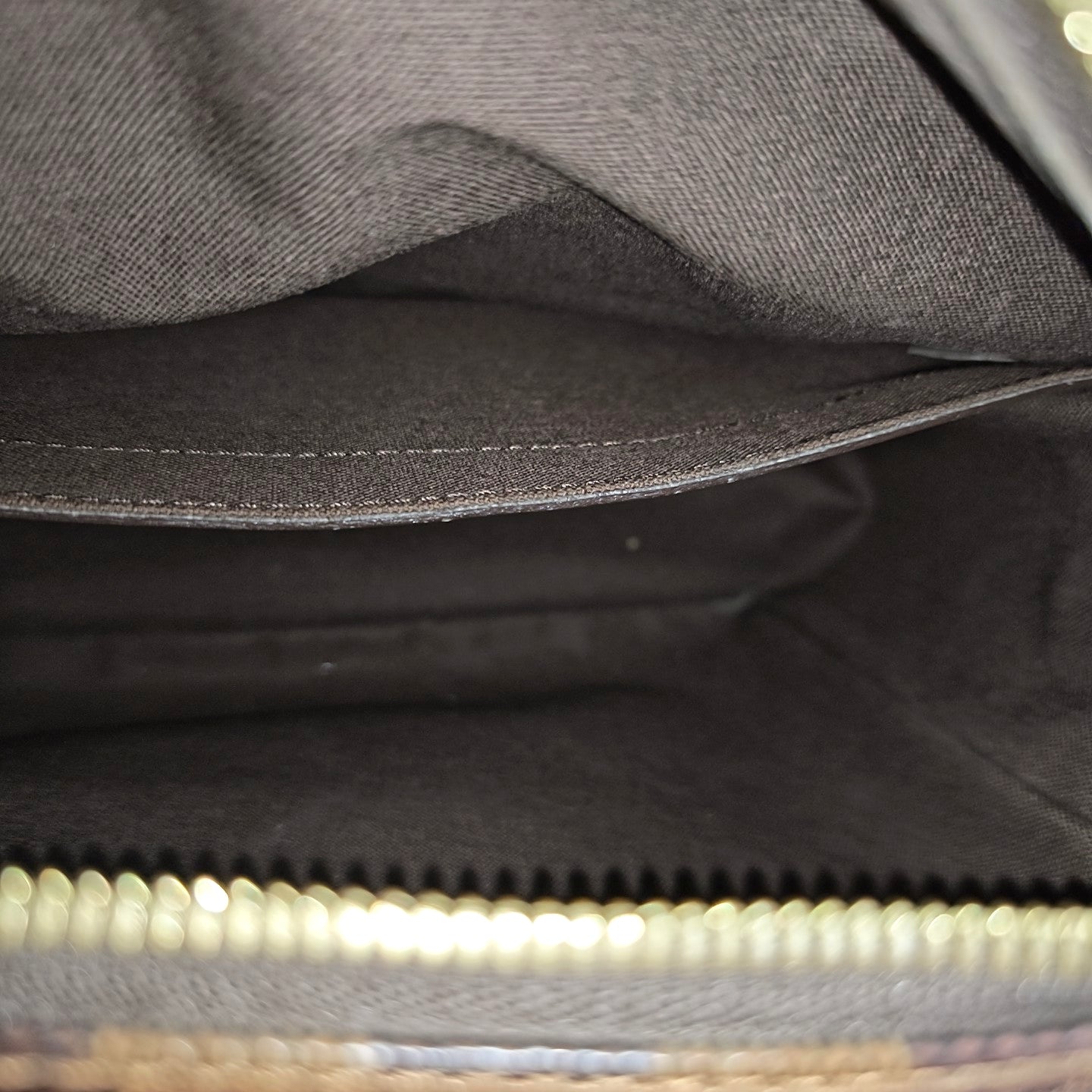 NAVIGLIO MM Damier Ebene Coated Canvas Brown