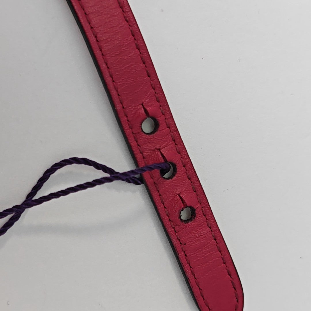 SERPENTI Leather Red Bangle