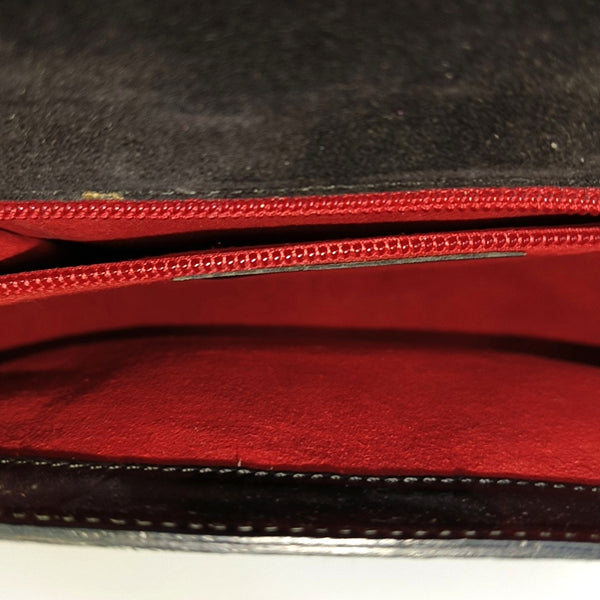 Calfskin Shoulder Bag Black