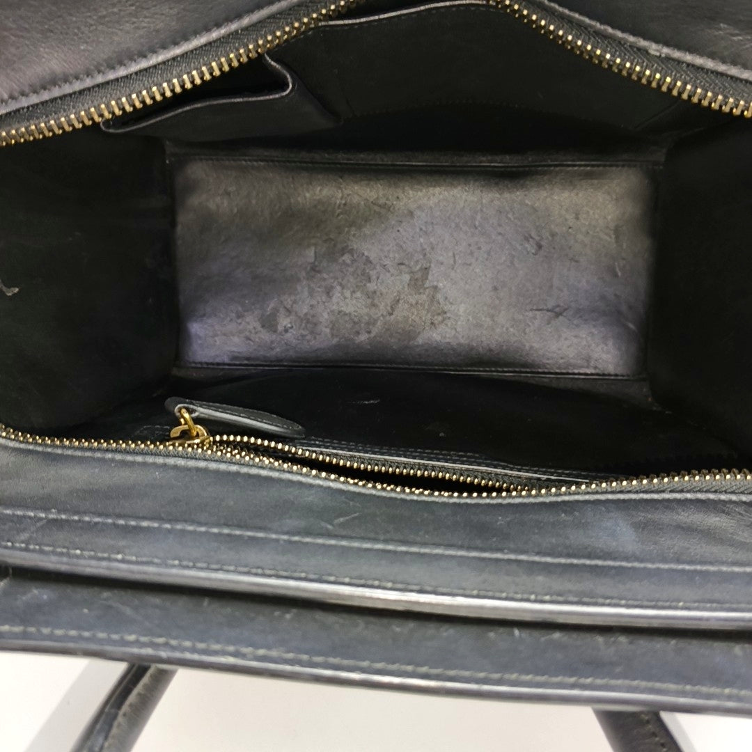 LUGGAGE Micro Calfskin Black
