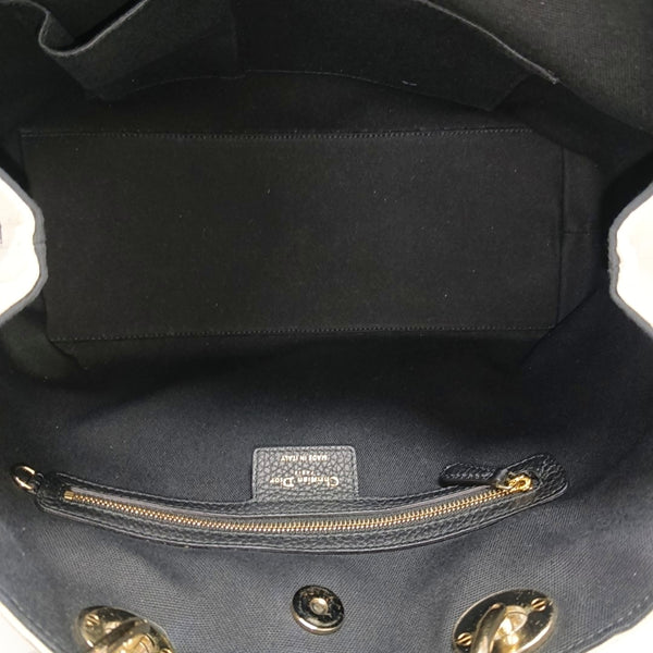 Lady Dior Large Canvas White