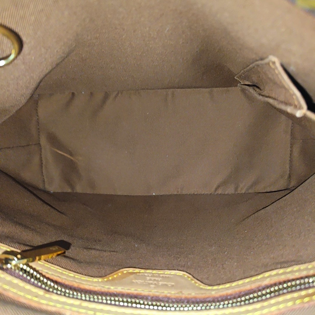 PIANO PM Monogram Coated Canvas Brown