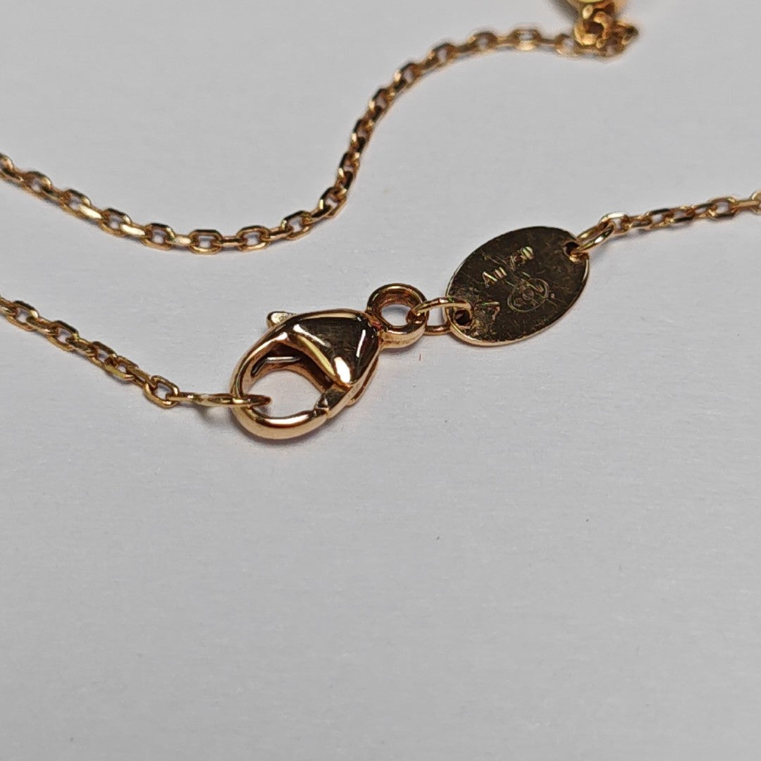 Jeux De Liens 18k Rose Gold Necklace