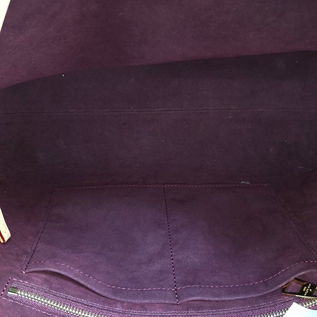 CARRYALL MM Monogram Coated Canvas Brown