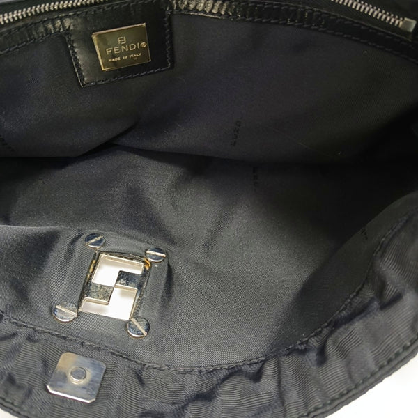 Canvas Top Handle Bag Black