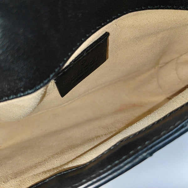 GG Marmont Mini Quilted Calfskin Black