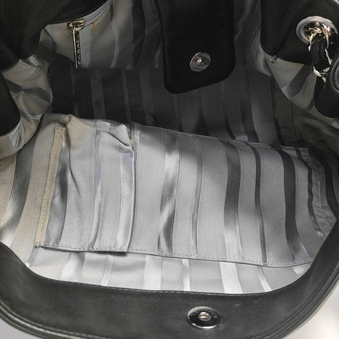 LUXURY LINE Large Lambskin Black