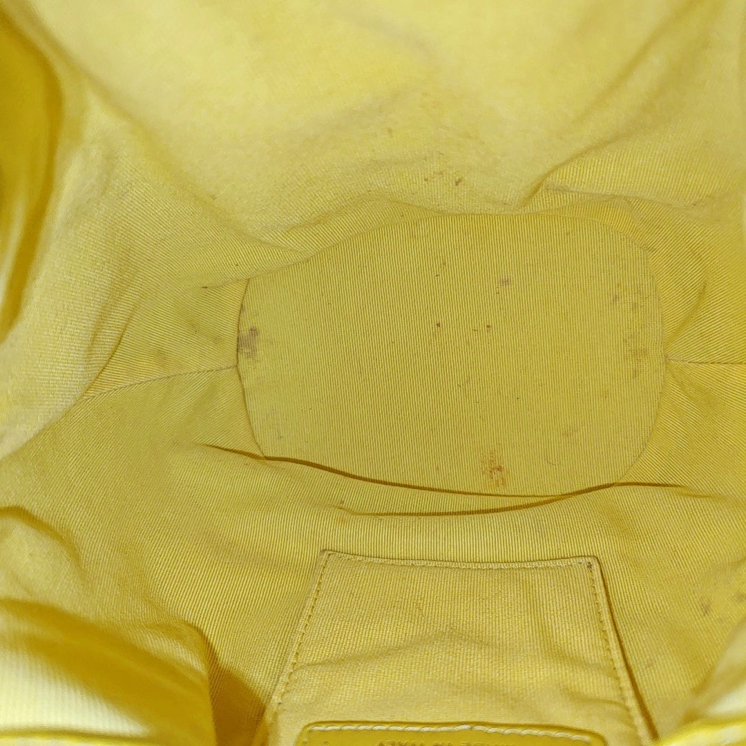 DRAWSTRING Quilted Lambskin Yellow