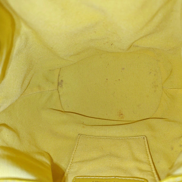 DRAWSTRING Quilted Lambskin Yellow