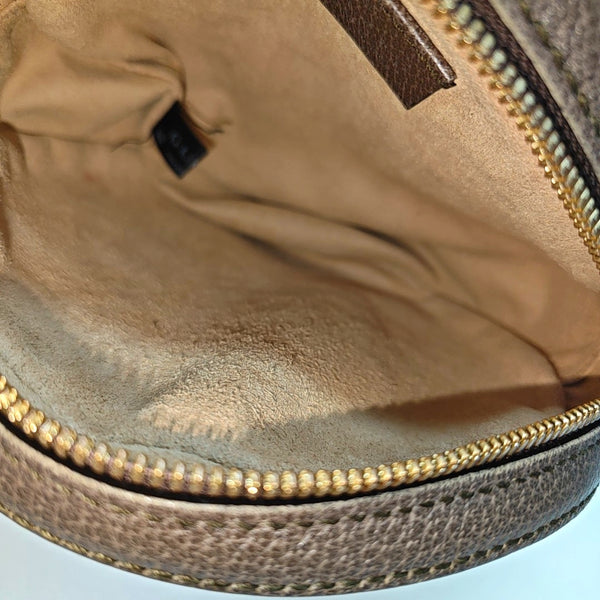 Ophidia Mini Monogram Coated Canvas Beige