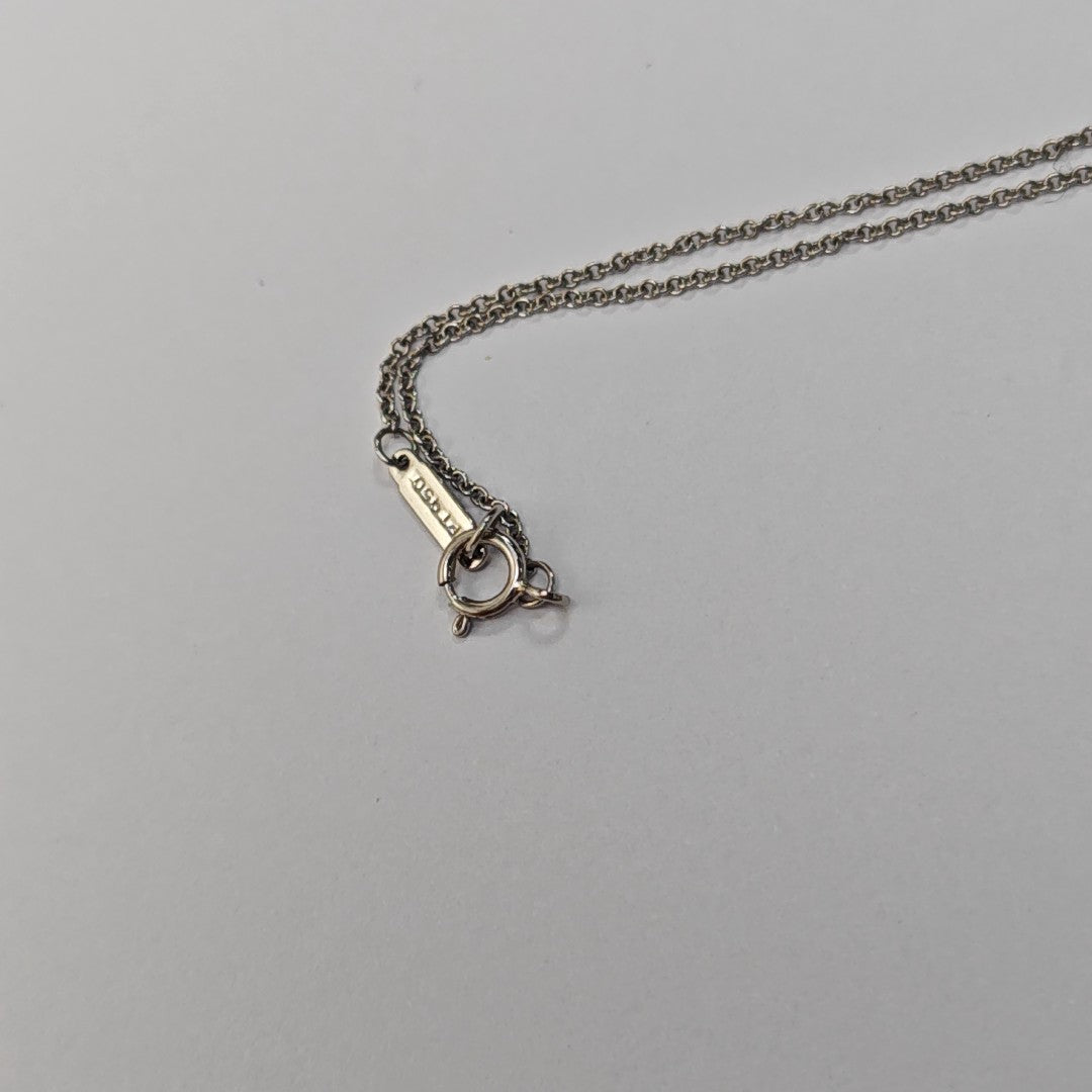 Tiffany Keys Platinum 950 Silver Necklace