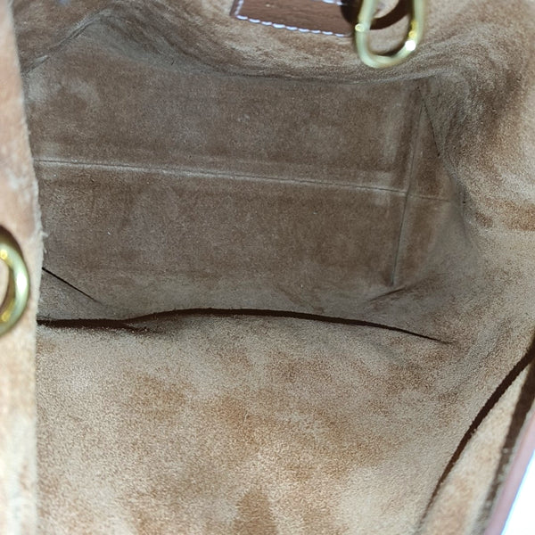 LOW KEY HOBO PM Monogram Calfskin Brown
