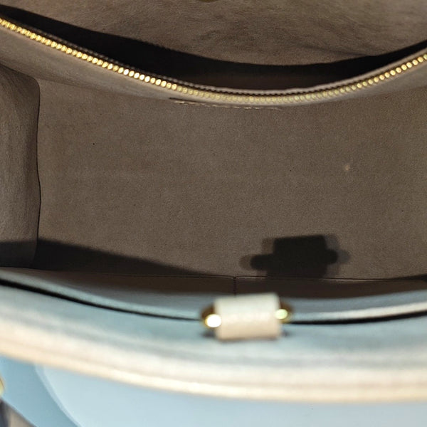 ONTHEGO PM Monogram Calfskin Gray