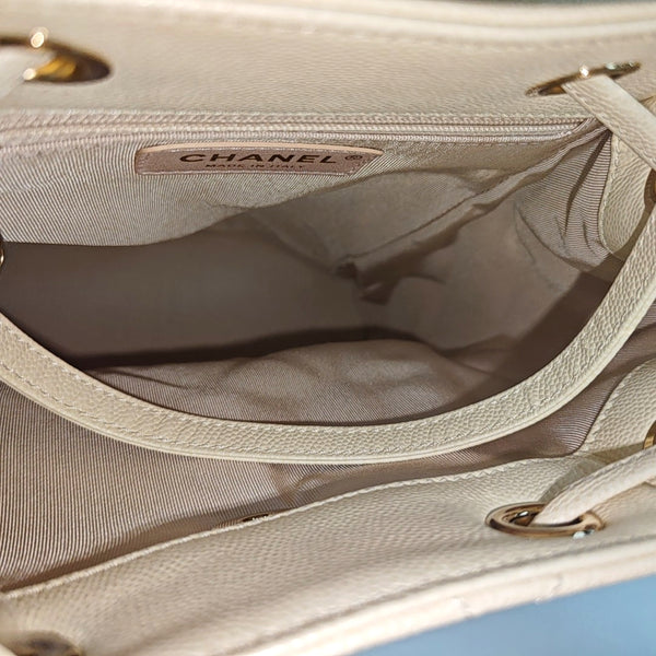 DUMA Quilted Grained Calfskin Beige