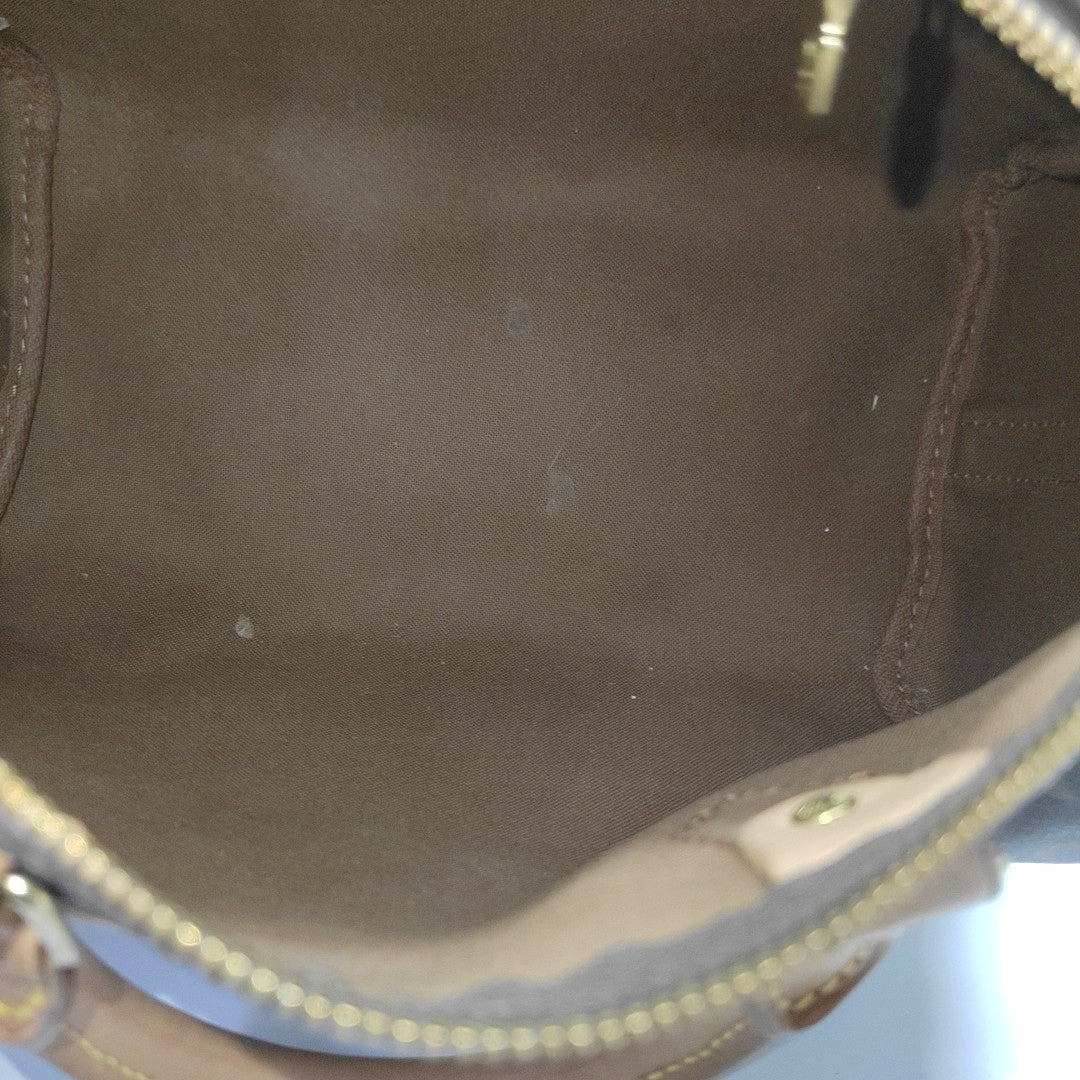 SPEEDY 25 Monogram Coated Canvas Brown