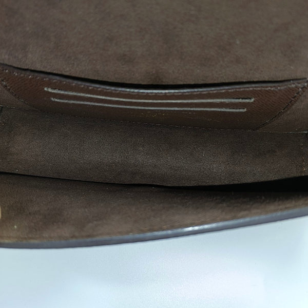 Lily Monogram Coated Canvas Brown