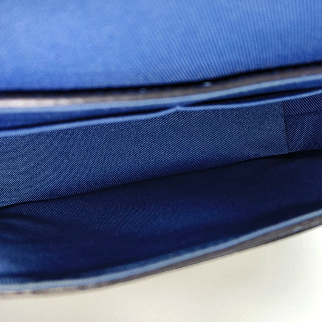 BLANCHE BB Monogram Calfskin Blue