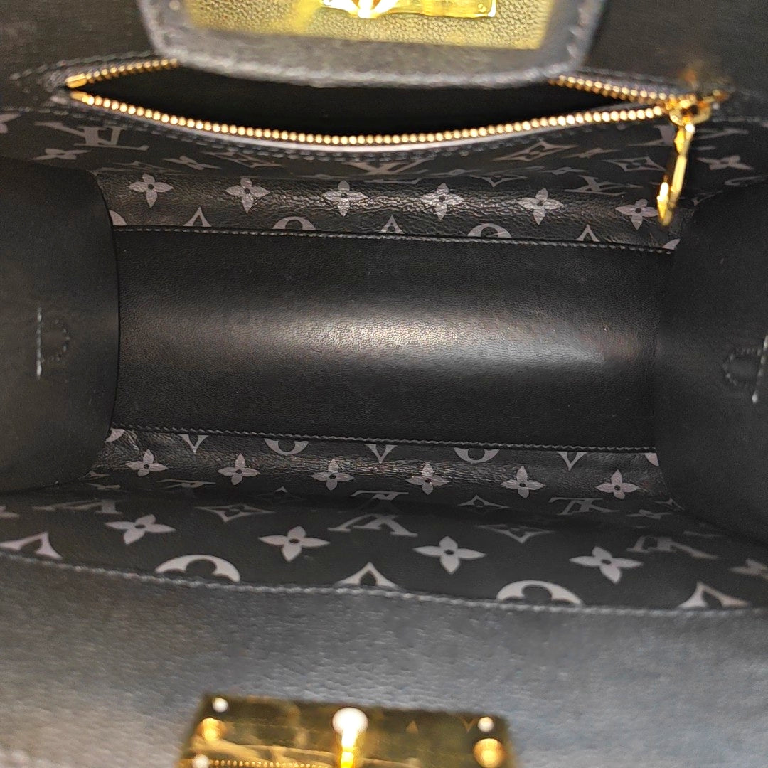 CITY STEAMER PM Calfskin Black