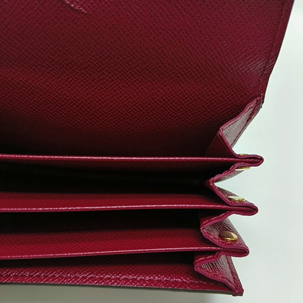 SARAH Monogram Coated Canvas Brown Card Holder